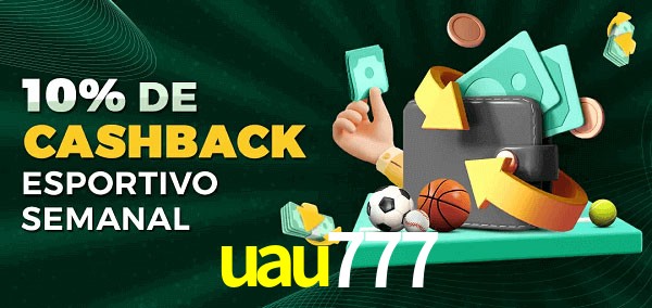 10% de bônus de cashback na uau777